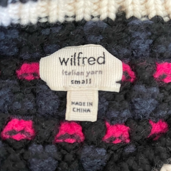 Wilfred 100% Merino Italian Wool Chunky Side Zipper Detail - S - Picture 11 of 12